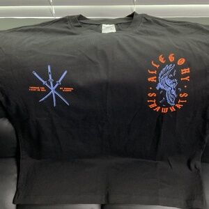 NWT Allegory Clothing One Piece Zoro Wano Graphic T-Shirt Black Mens XL